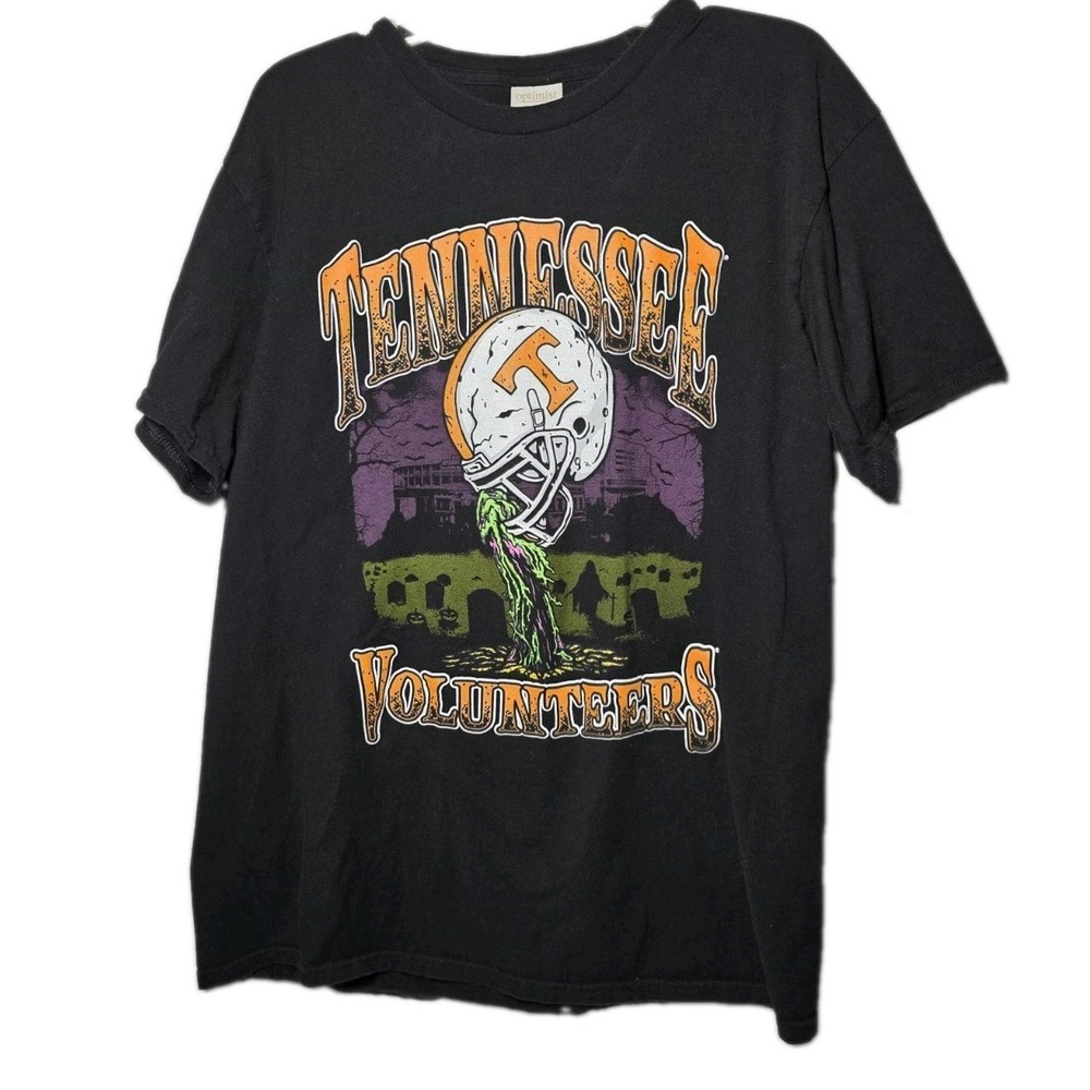 Tennessee Volunteers Shirt  Large Black Thriller Halloween Vols Football